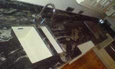 cosmic black granite worktop